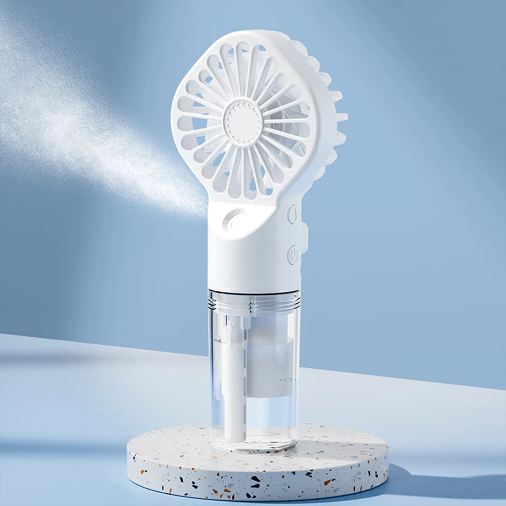 MistMate™ Portable Cooling Fan — 4-Speed Mist & Humidifier