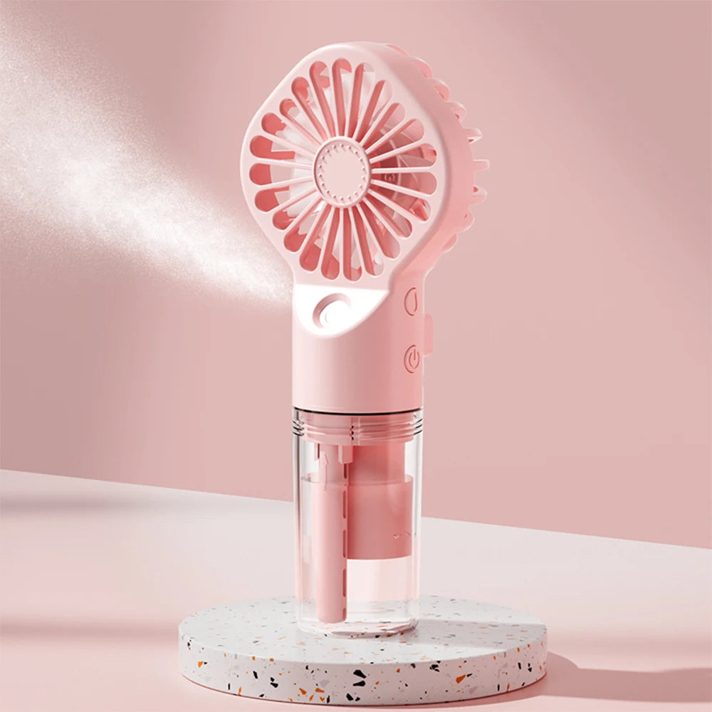 MistMate™ Portable Cooling Fan — 4-Speed Mist & Humidifier