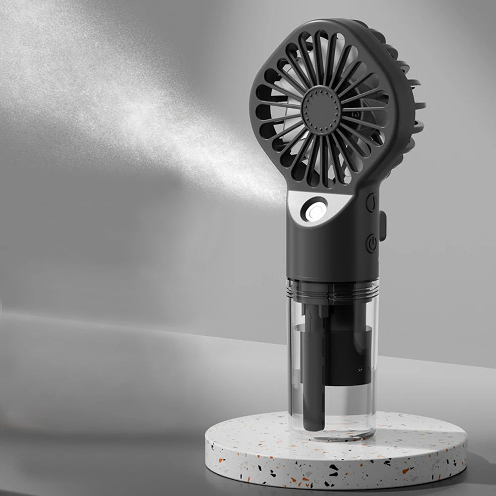 MistMate™ Portable Cooling Fan — 4-Speed Mist & Humidifier